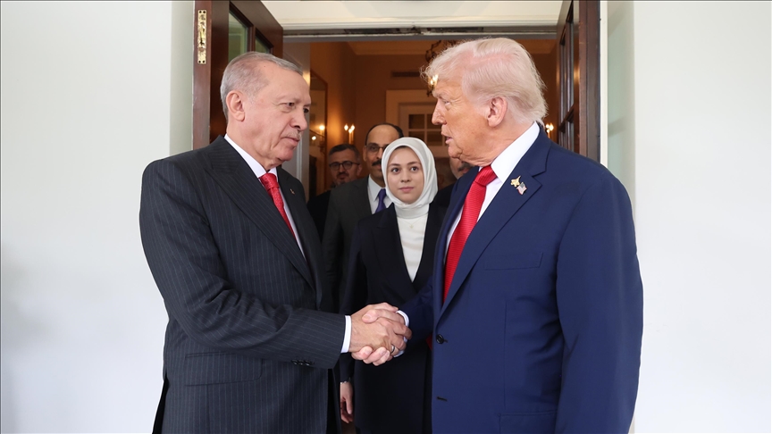 اردوغان با بدرقه ترامپ کاخ سفید را ترک کرد