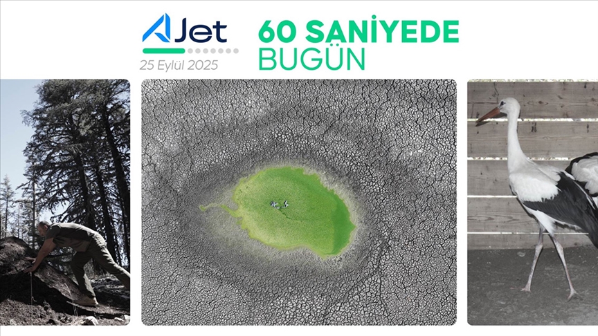 60 saniyede bugün (25 Eylül 2025)