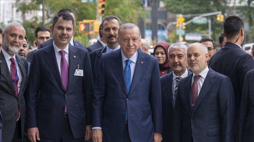 Cumhurbaşkanı Erdoğan, ABD'nin New York şehrinden ayrıldı