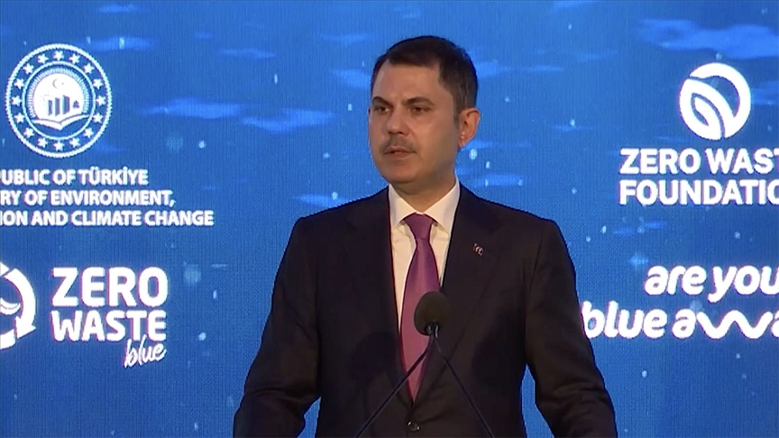 Bakan Kurum: Türkiye, iklim krizine dair çözümleri ve Sıfır Atık Hareketi'yle sorumluluklarını yerine getirmektedir