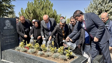 "Bozkırın Tezenesi" halk ozanı Neşet Ertaş, Kırşehir'de mezarı başında anıldı