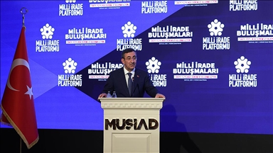 Cumhurbaşkanı Yardımcısı Yılmaz: Bu yıl 1,5 trilyon doların üzerinde ekonomik büyüklük hedefliyoruz