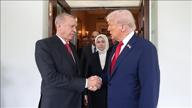 اردوغان با بدرقه ترامپ کاخ سفید را ترک کرد