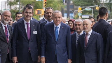 Cumhurbaşkanı Erdoğan, ABD'nin New York şehrinden ayrıldı