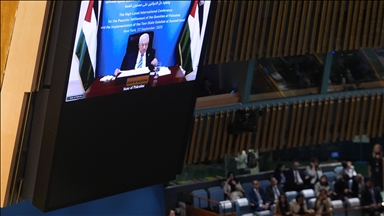 Abbas calls for end to Gaza war to establish independent Palestinian state