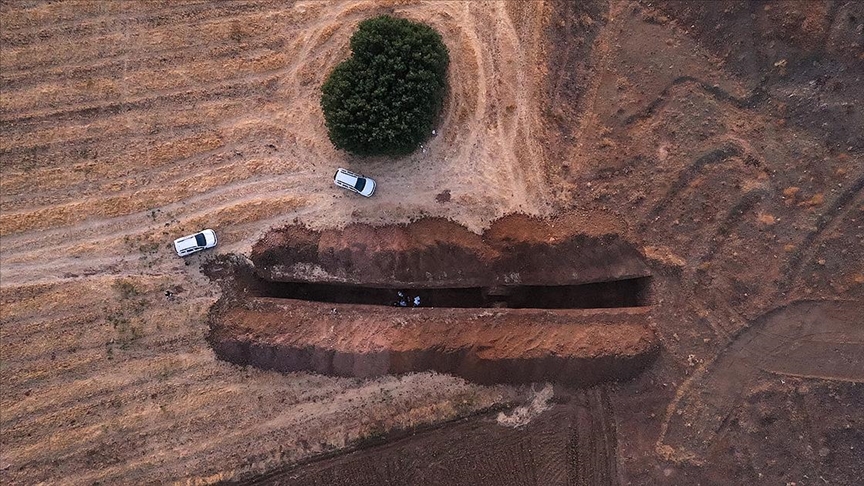 Uluova-Yeşilyurt Fay Zonu hendek açılarak inceleniyor 