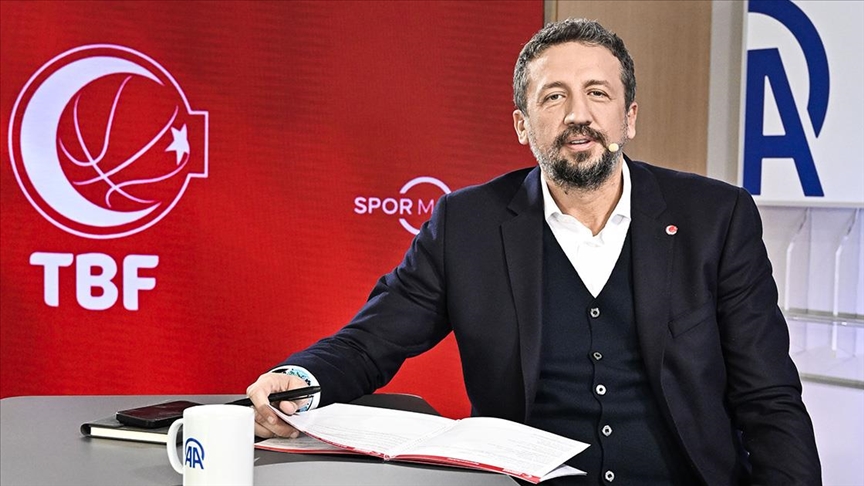Türkiye Basketbol Federasyonu Başkanı Türkoğlu, AA Spor Masası'nda soruları yanıtladı