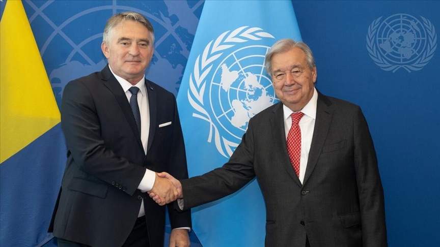 Komšić s Guterresom u New Yorku: Rezolucija o Srebrenici ključna za istinu i pravdu, UN ostaje uz BiH