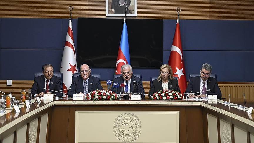 Türkiye, Azerbaycan ve KKTC parlamentolar arası dostluk grupları Mecliste bir araya geldi