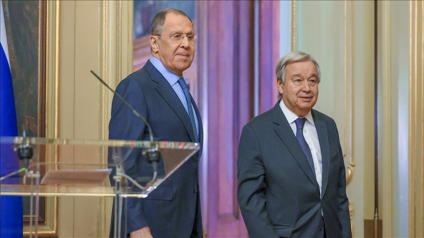 Lavrov discusses UN reforms with Guterres