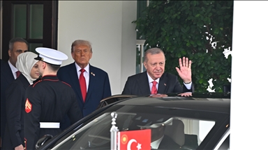 أردوغان يغادر الولايات المتحدة بعد لقائه ترامب