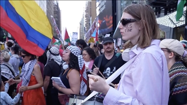 Qindra protestues në New York City gjatë fjalimit të Netanyahut në Asamblenë e Përgjithshme të OKB-së