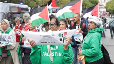 Rally in Paris shows support for Global Sumud Flotilla to Gaza