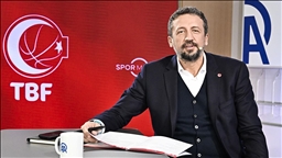 Türkiye Basketbol Federasyonu Başkanı Türkoğlu, AA Spor Masası'nda soruları yanıtladı