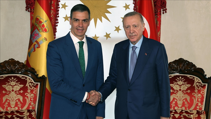 Cumhurbaşkanı Erdoğan, İspanya Başbakanı Sanchez ile telefonla görüştü