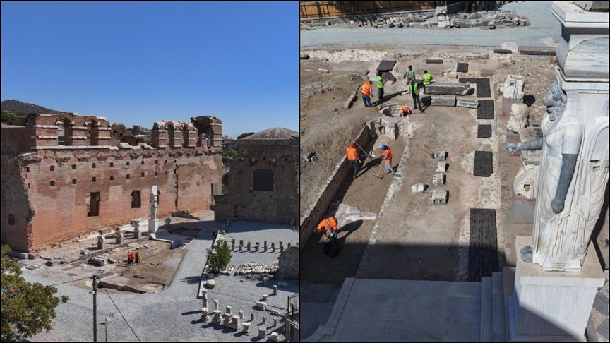 Pergamon'un Kızıl Avlu'su restorasyonun ardından ziyarete açılacak