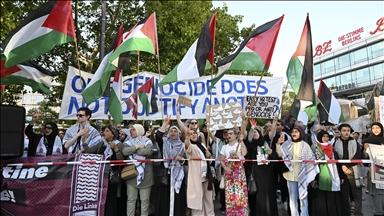 Tens of thousands rally in Berlin against German support for Israeli genocide in Gaza