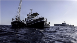 Global aid flotilla 399 nautical miles away from Gaza, expected to reach on Sept. 30