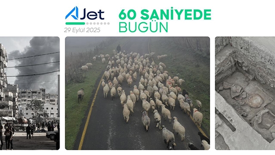 60 saniyede bugün (29 Eylül 2025)