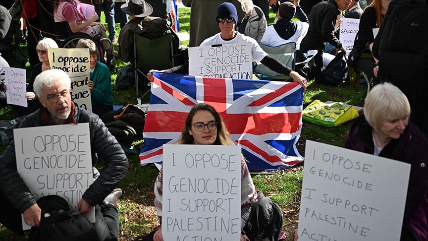 بريطانيا.. محتجون يطالبون برفع الحظر عن "فلسطين أكشن"