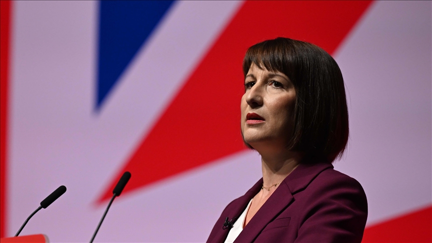 UK treasury chief's speech interrupted by pro-Palestine protesters 
