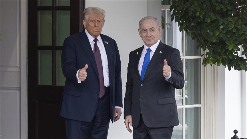 Netanyahu arrives at White House for talks with Trump on Gaza