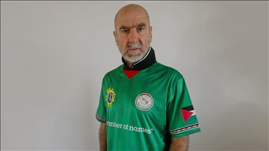 Eric Cantona'dan Filistin'e destek forması