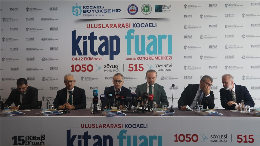 "15. Kocaeli Kitap Fuarı", 4 Ekim'de başlıyor