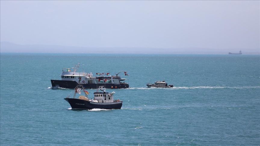 Küresel Sumud Filosu'nun Gazze'ye ulaşmasına 175 deniz mili kaldı