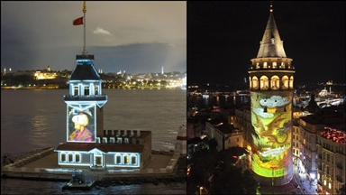 Kültür Yolu Festivali'nde İstanbul'un simge yapıları, dijital sanatla aydınlanıyor 