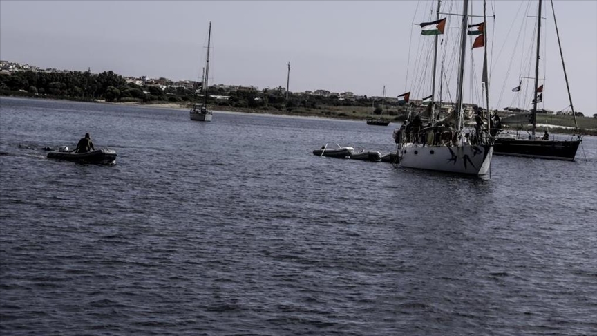 Le navire Alma de la Flottille mondiale Sumud intercepté par l'armée israélienne