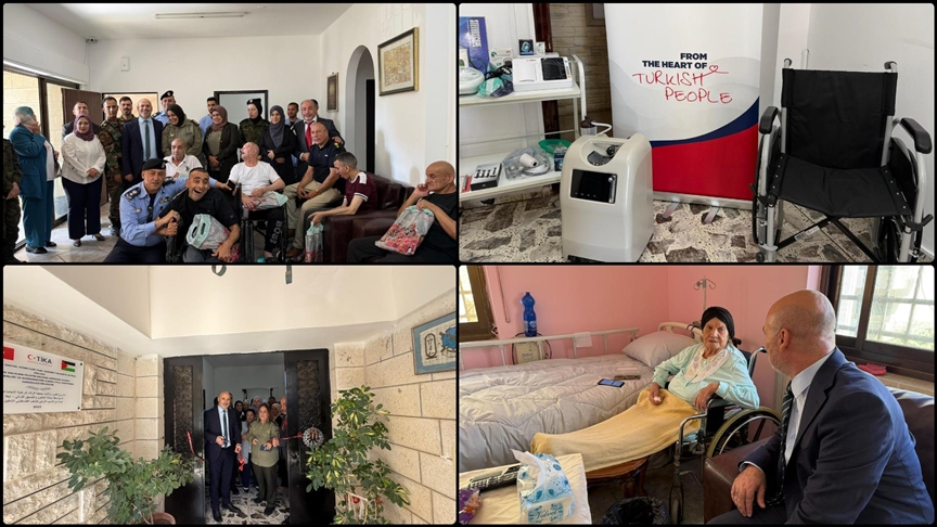 TİKA'dan işgal altındaki Batı Şeria'nın Ramallah kentinde yaşlı ve engellilere destek