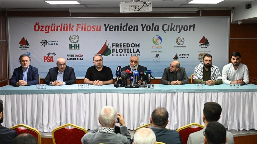 Gazze için yeniden yola çıkan Uluslararası Özgürlük Filosu'na ilişkin açıklama