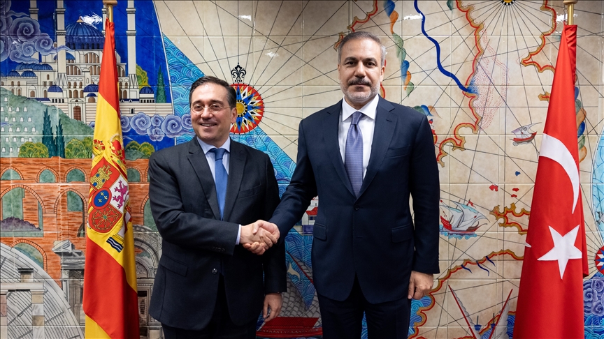 Turkish foreign minister discusses Gaza with Spanish counterpart