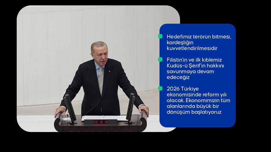 Cumhurbaşkanı Erdoğan: Büyük ve güçlü Türkiye ülküsüne giden yolda hepimiz biriz, beraberiz