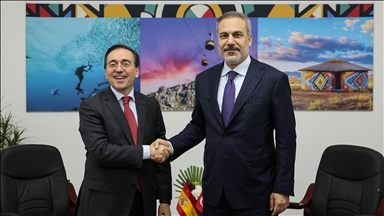 Dışişleri Bakanı Fidan, İspanyol mevkidaşı Albares ile Gazze'deki ateşkes planını görüştü