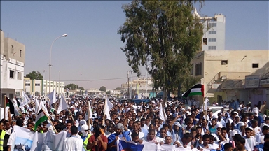 نواكشوط.. المئات يتظاهرون أمام سفارة واشنطن دعما لأسطول الصمود