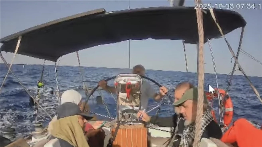 Küresel Sumud Filosu'ndaki "Marinette" gemisi yola devam ediyor