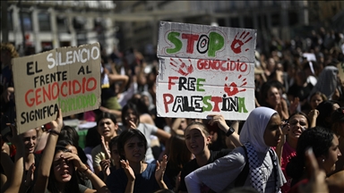 Thousands of students walk out across 35 Spanish cities to protest Israel’s Gaza genocide