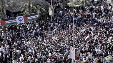 ليبيون يتظاهرون في طرابلس تنديدا بهجوم إسرائيل على أسطول الصمود