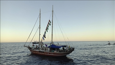 Flottille mondiale Sumud : Le navire Mikeno dans les eaux de Gaza
