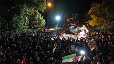 İsrail'in Küresel Sumud Filosu'na saldırısı Türkiye genelinde protesto edildi