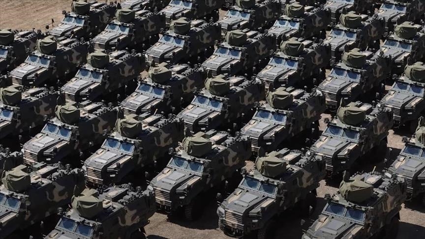 Turkish armored vehicle displayed at Hungary military exercise