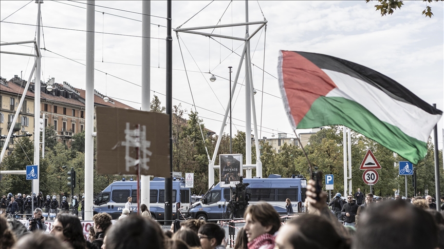 Italy paralyzed by general strike observed in solidarity with Gaza flotilla