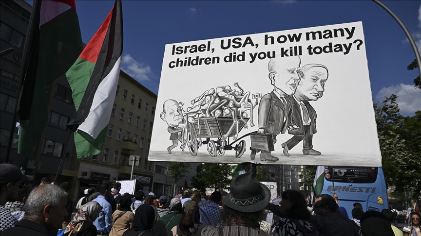 Majoriti rakyat Jerman sokong sekatan EU ke atas Israel untuk hentikan genosid di Gaza Majoriti rakyat Jerman sokong sekatan EU ke atas Israel untuk hentikan genosid di Gaza