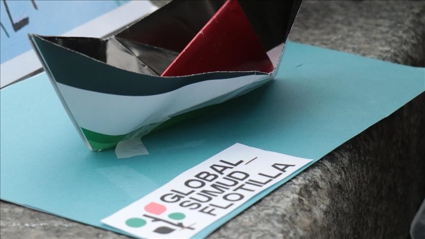 Flotilla Global Sumud reitera que transportaba ayuda humanitaria a Gaza tras acusación de Israel