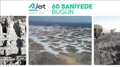 60 saniyede bugün (03 Ekim 2025)
