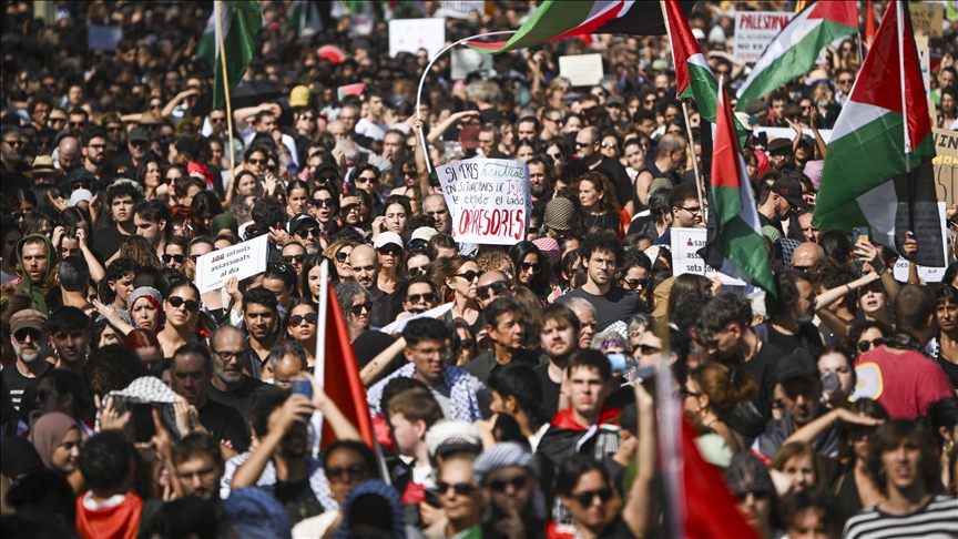Masovni protesti za Gazu u Barceloni, organizatori tvrde da je marširalo 300.000 ljudi