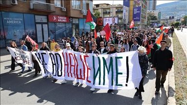 Shkup, mbahet protestë solidariteti me popullin palestinez