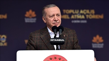Serokomar Erdogan: "Em rêwiyên hêviyê yên Fîloya Sumûdê ya Kûrewî jî tînin welatê xwe"
